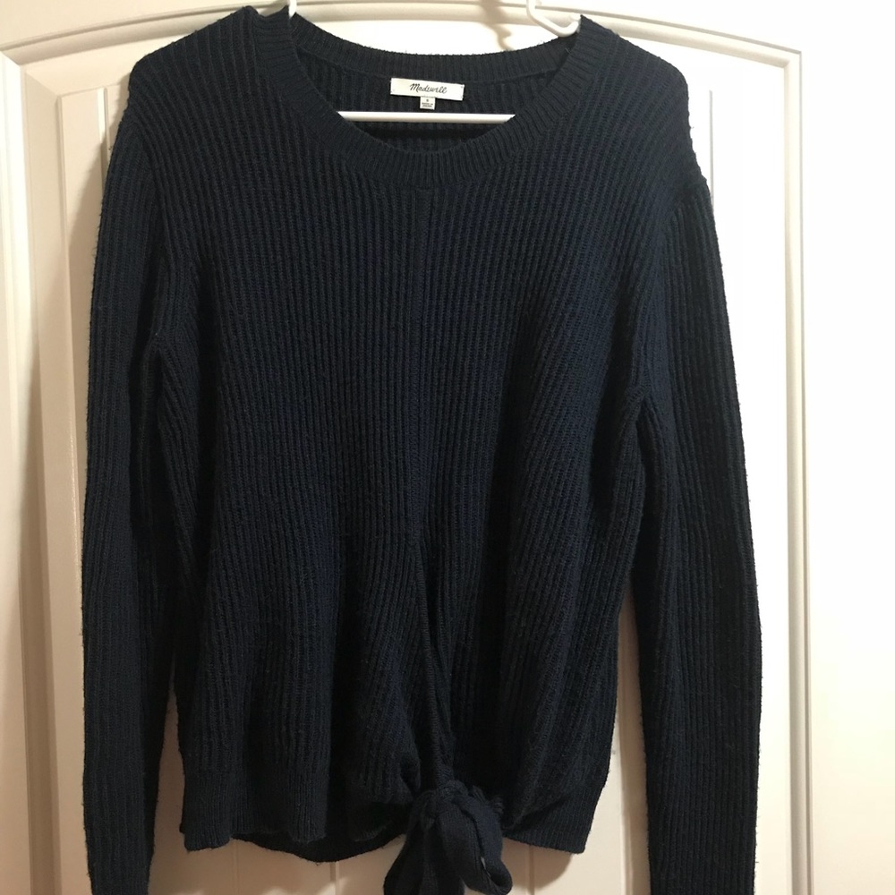 Madewell tie knot sweater
